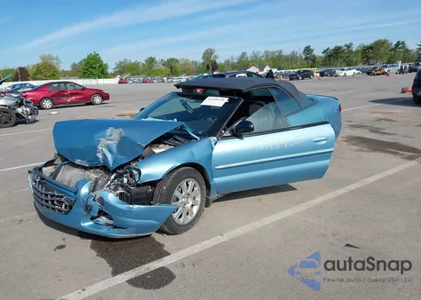 2006 Chrysler Sebring Gtc z USA, uszkodzony, nr VIN 1C3EL75R76N100321
